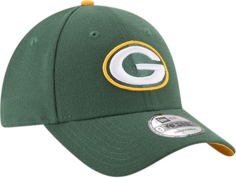 Green Bay Packers Kappe, New Era, 9FORTY, grün