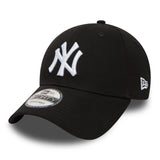 New York Yankees Baseballkappe, New Era 9FORTY, schwarz
