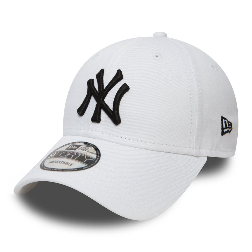 New York Yankees Baseballkappe, New Era 9FORTY, weiß