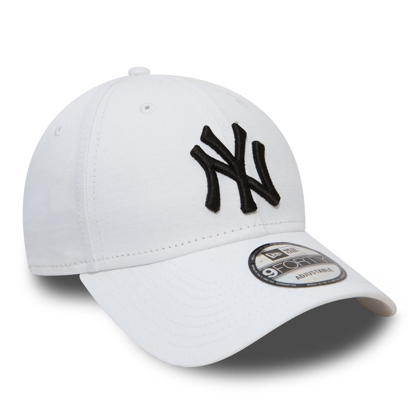 New York Yankees Baseballkappe, New Era 9FORTY, weiß
