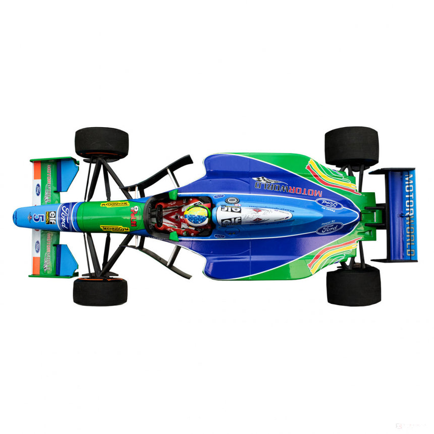 2017, Blau, 1:18, Mick Schumacher Benetton Ford B194 Demo Run Belgium GP 2017 Modellauto - FansBRANDS®