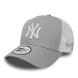New York Yankees-Kappe, New Era, Trucker-Kappe, grau