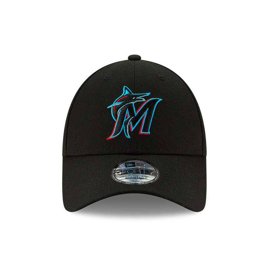 Miami Marlins Cap, New Era, 9FORTY, Team, schwarz