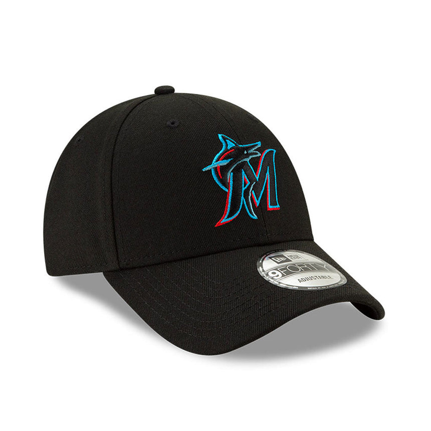 Miami Marlins Cap, New Era, 9FORTY, Team, schwarz