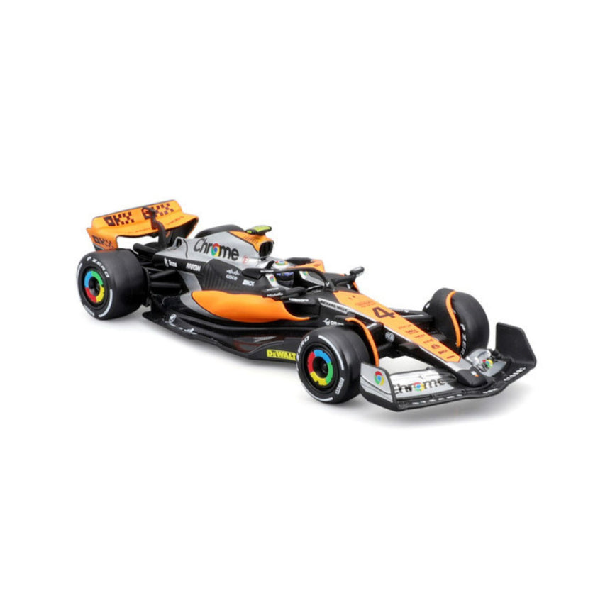 McLaren F1 Modellauto, mit Helm, MCL60, bburago, 1:43, Lando Norris #4