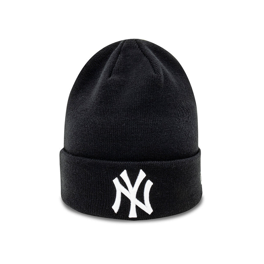 New York Yankees beanie, makelloser Pin, New Era, schwarz