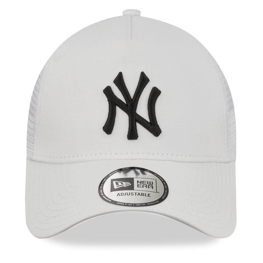 New York Yankees Kappe, New Era, Trucker-Kappe, essentiell, weiß