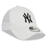 New York Yankees Kappe, New Era, Trucker-Kappe, essentiell, weiß