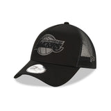 Los Angeles Lakers Kappe, New Era, Trucker, 9FORTY, schwarz