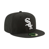 Chicago White Sox Kappe, New Era, 59FIFTY, schwarz