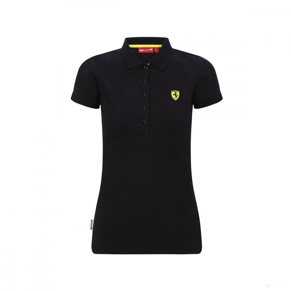 2020, Schwarz, Ferrari Classic Damen Polo Hemd