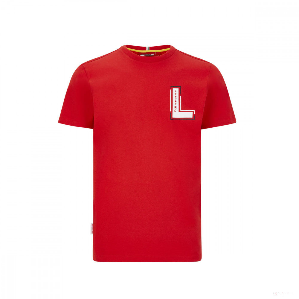 2020, Rot, Ferrari Leclerc Driver T-Shirt - FansBRANDS®