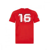 2020, Rot, Ferrari Leclerc Kinder T-Shirt