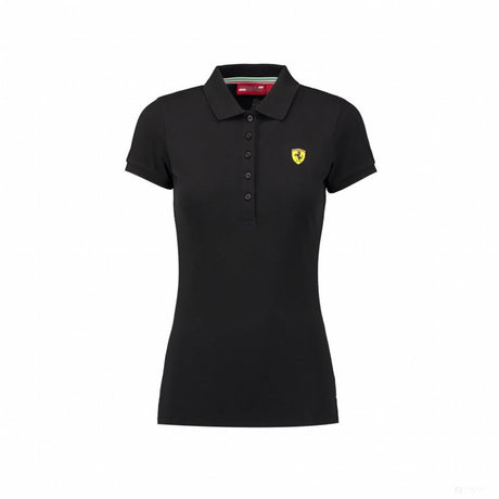 2018, Schwarz, Ferrari Damen Classic Polo Hemd - FansBRANDS®