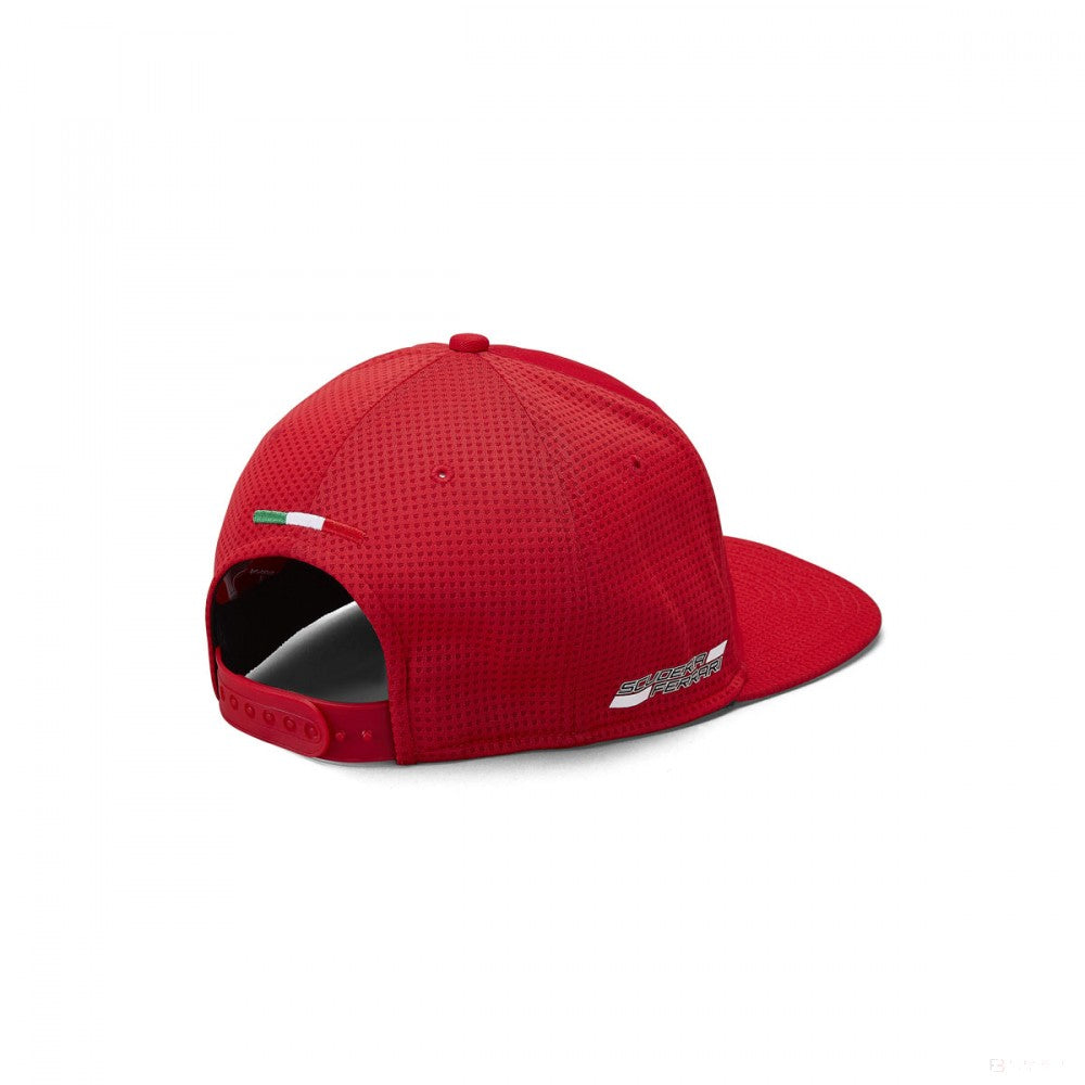 2019, Rot, Erwachsene, Ferrari Sebastian Vettel 5 Flatbrim Kappe - FansBRANDS®