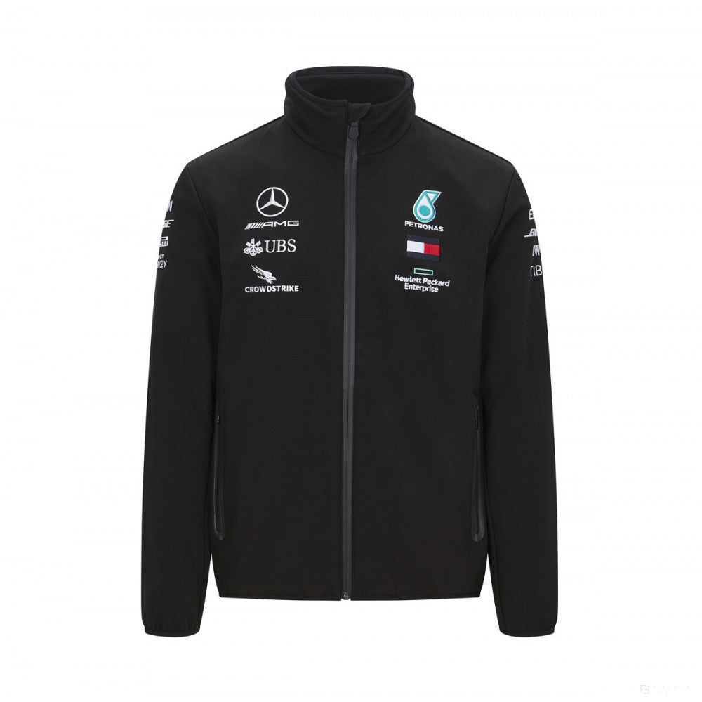 Mercedes Softshelljacke, Team, Schwarz, 2020