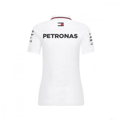 2020, Weiß, Mercedes Damen Team Polo Hemd - FansBRANDS®