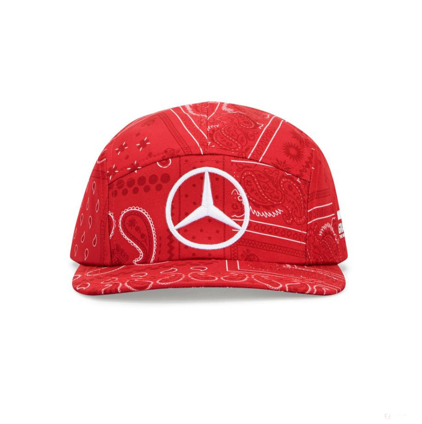 2020, Rot, Erwachsene, Mercedes Lewis Hamilton Baseballmütze - British GP - FansBRANDS®