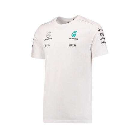 2017, Weiß, Mercedes Round Neck Kinder Team T-shirt - FansBRANDS®