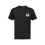 Mercedes T-Shirt, Hamilton Lewis 44, Schwarz, 2018