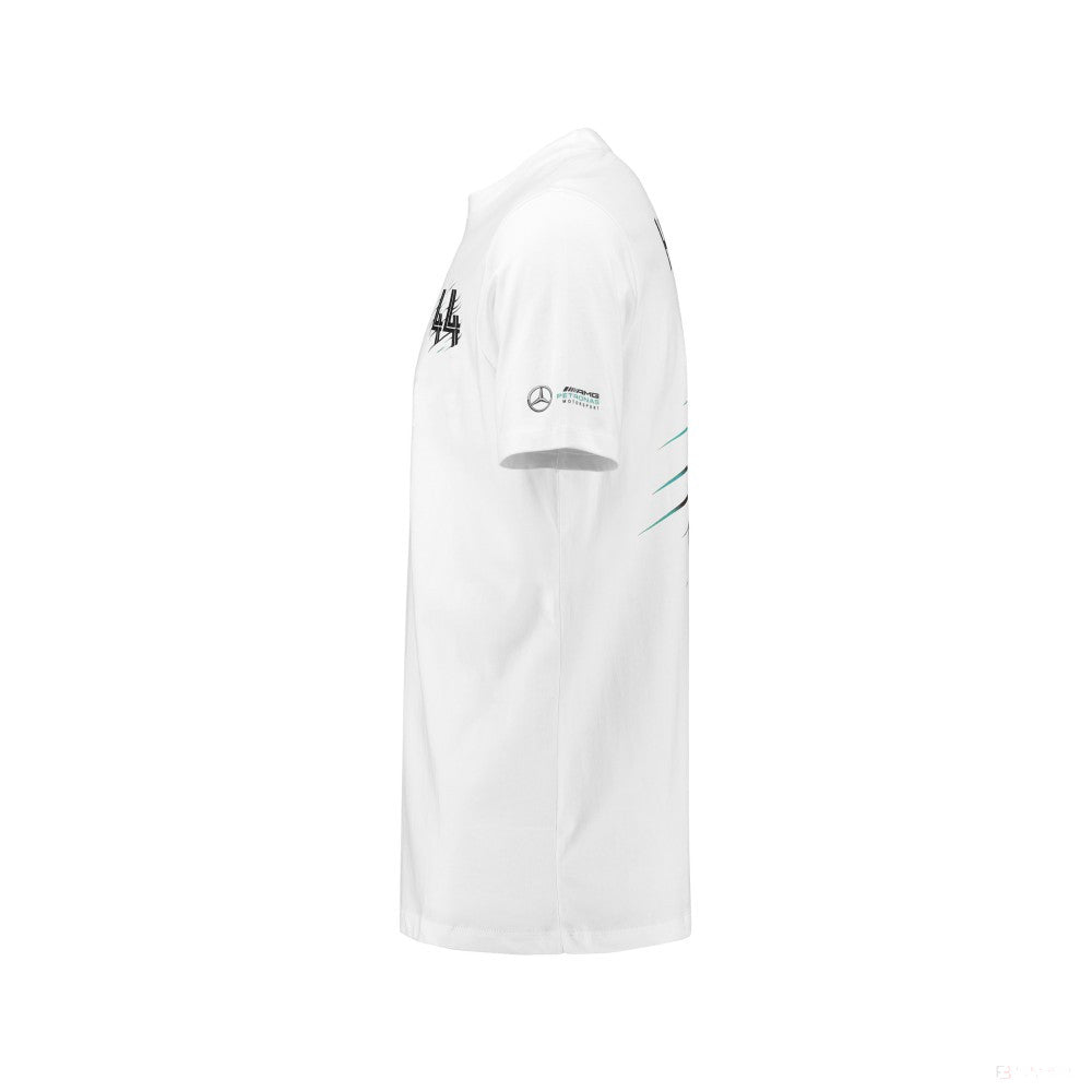 2018, Weiß, Mercedes Hamilton Round Neck Kinder T-shirt