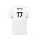 2018, Weiß, Mercedes Bottas Round Neck Kinder T-shirt