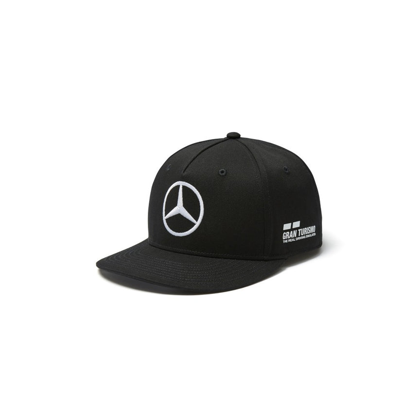 2018, Schwarz, Erwachsene, Mercedes Hamilton Flatbrim Kappe - FansBRANDS®