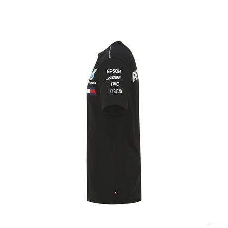 2018, Schwarz, Mercedes Round Neck Kinder Team T-shirt - FansBRANDS®