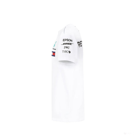 2018, Weiß, Mercedes Round Neck Kinder Team T-shirt - FansBRANDS®