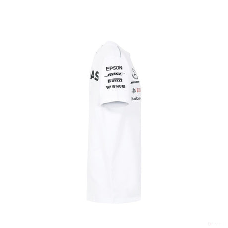 2018, Weiß, Mercedes Round Neck Kinder Team T-shirt - FansBRANDS®