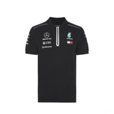 2018, Schwarz, Mercedes Team Polo Hemd