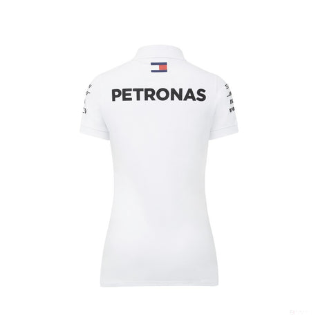 2018, Weiß, Mercedes Damen Team Polo Hemd - FansBRANDS®
