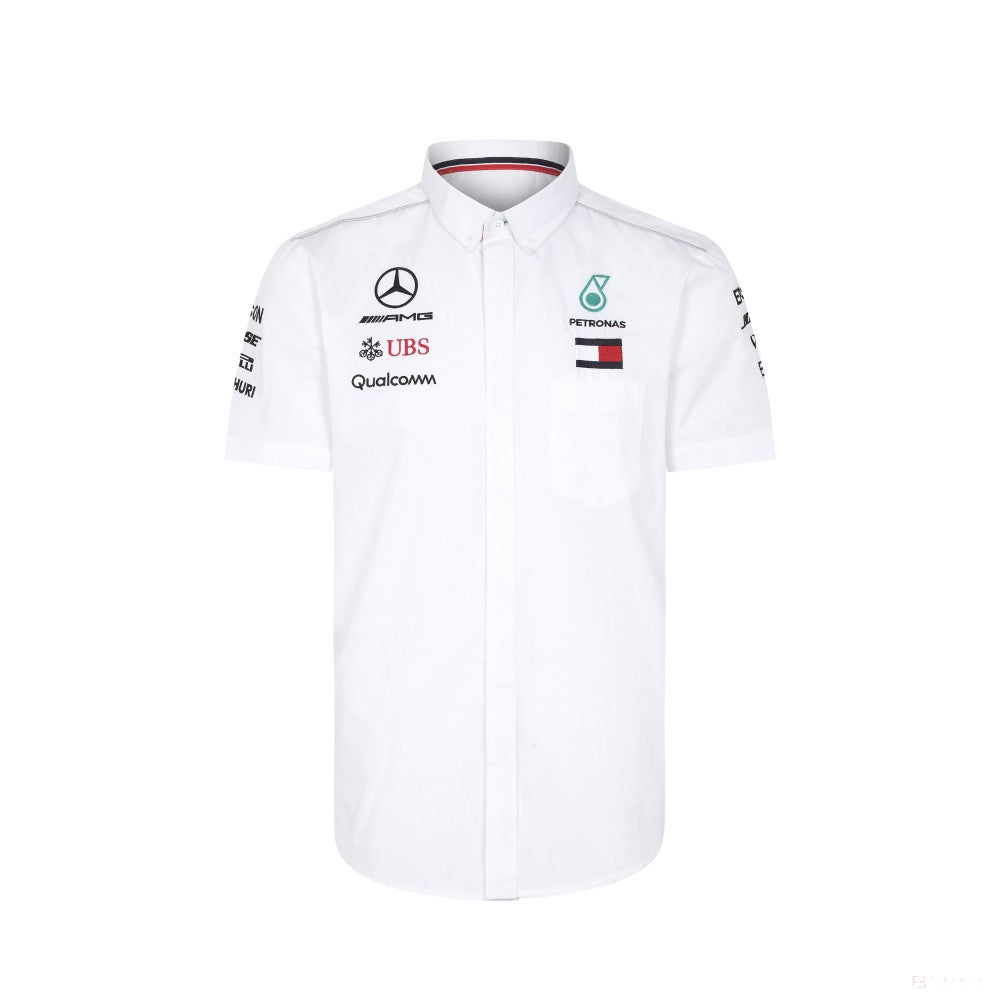 2018, Weiß, Mercedes Team Shirt - FansBRANDS®