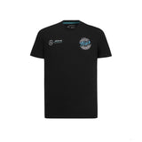 2019, Schwarz, Mercedes Round Neck Tour T-Shirt