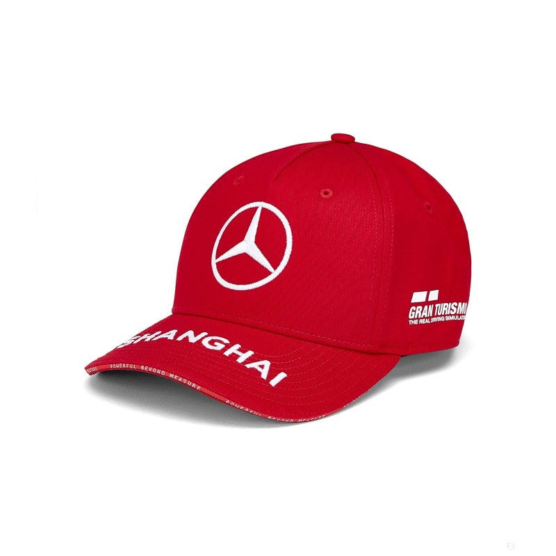 2019, Rot, Kinder, Mercedes Lewis Hamilton Baseballmütze - Chinese GP - FansBRANDS®