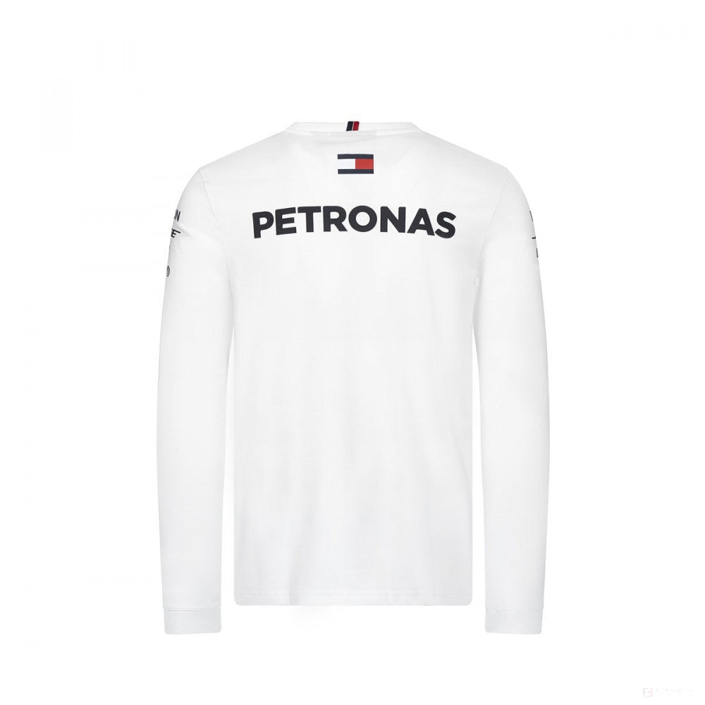 2019, Weiß, Mercedes Long Sleeve Team T-Shirt