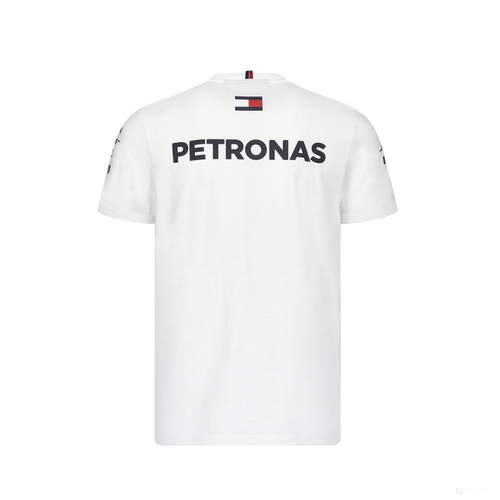 2019, Weiß, Mercedes Round Neck Team T-Shirt