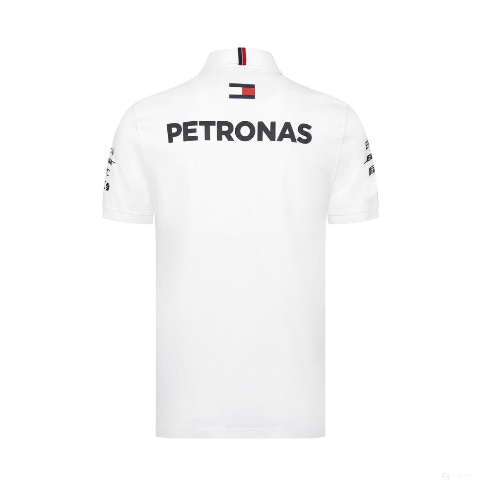 2019, Weiß, Mercedes Team Polo Hemd