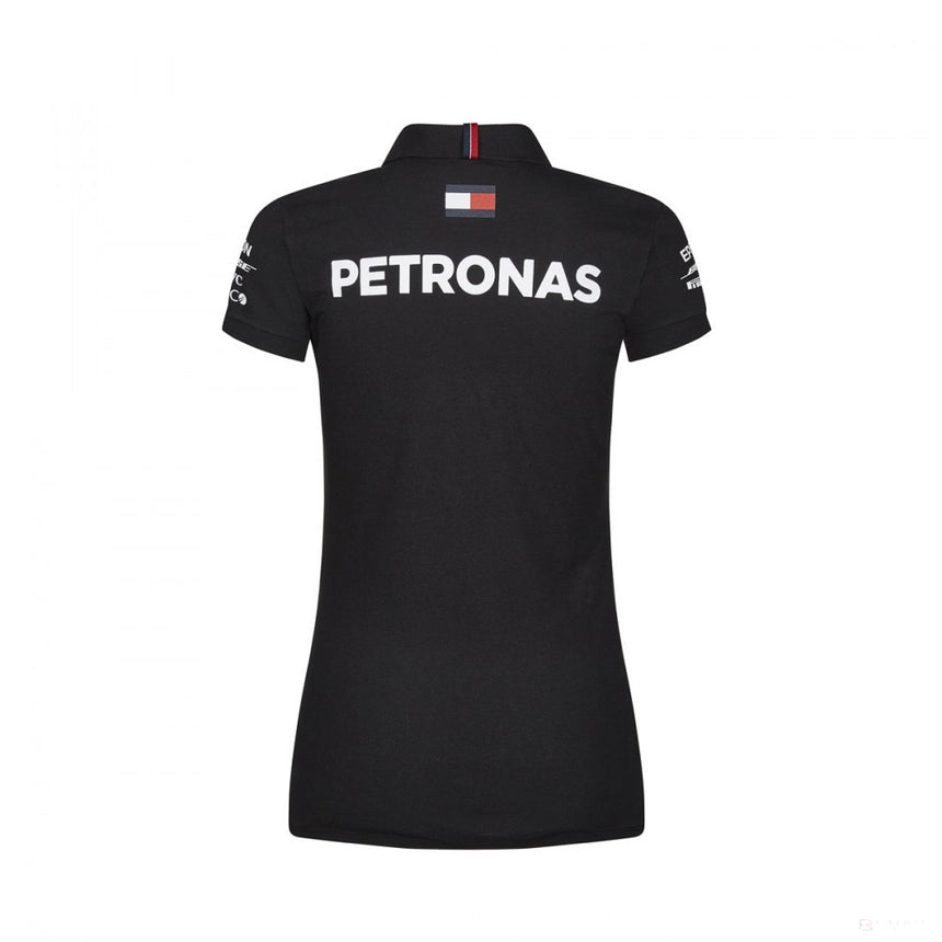 2019, Schwarz, Mercedes Damen Team Polo Hemd - FansBRANDS®