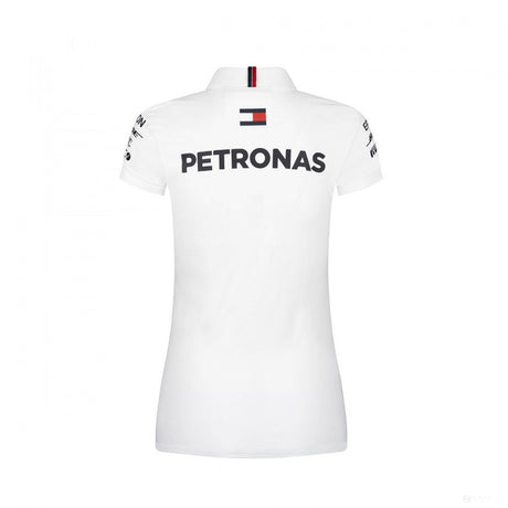 2019, Weiß, Mercedes Damen Team Polo Hemd - FansBRANDS®