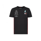 2019, Schwarz, Mercedes Round Neck Kinder Team T-Shirt - FansBRANDS®