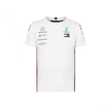 2019, Weiß, Mercedes Round Neck Kinder Team T-Shirt