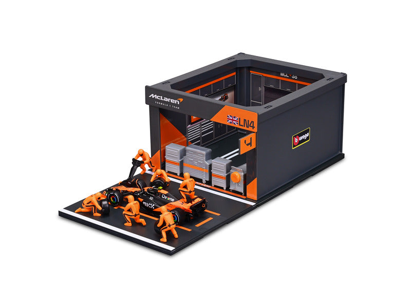 McLaren Modellbausatz, Pit-Pass, bburago, 1:43, Lando Norris, #4, MCL38
