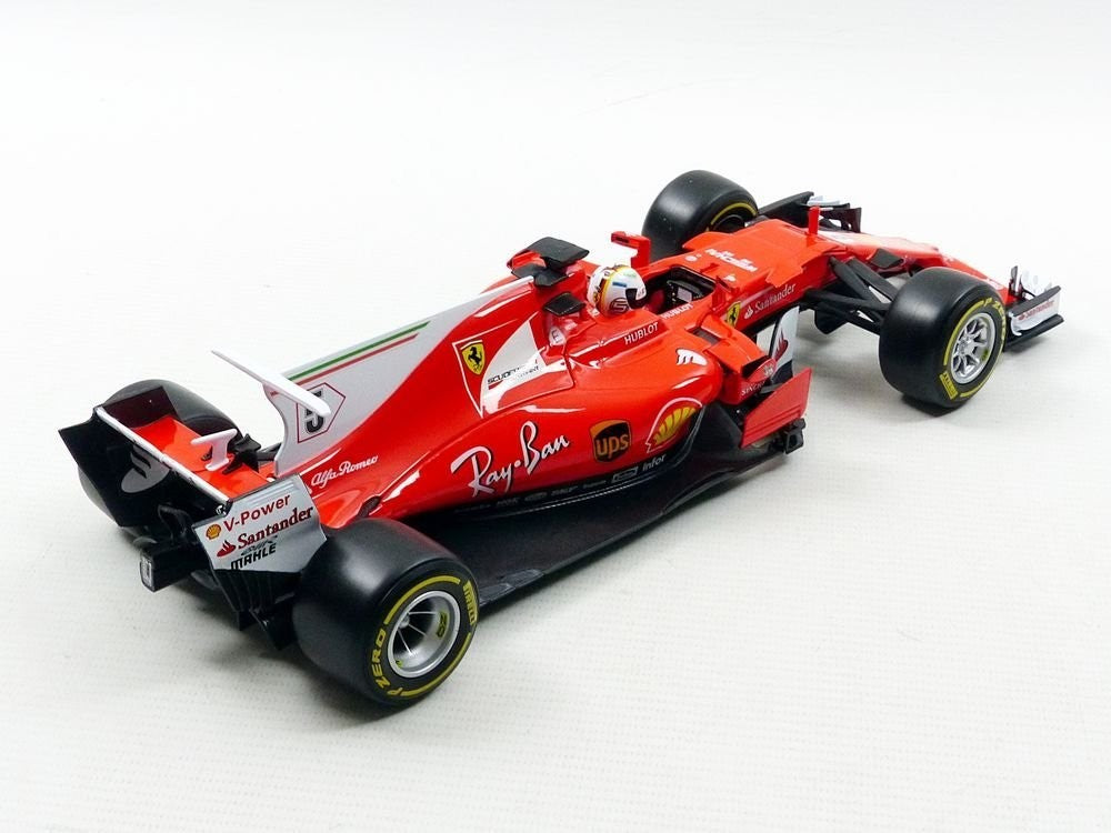 Ferrari Modellauto, SF70H Vettel, Maßstab 1:18, Rot, 2017