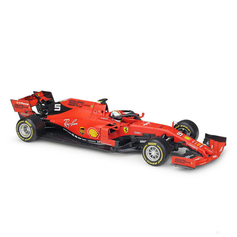 2019, Rot, 1:18, Ferrari SF90 Vettel Modellauto