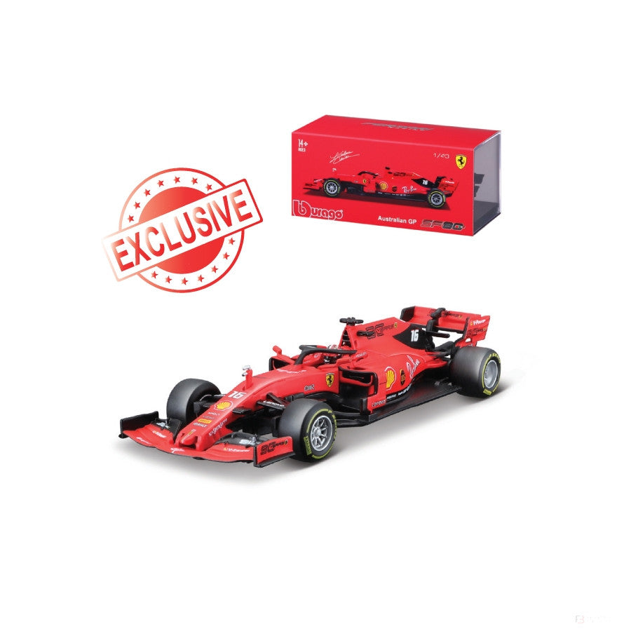2020, Rot, 1:43, Ferrari SF90 Charles Leclerc Modellauto - FansBRANDS®