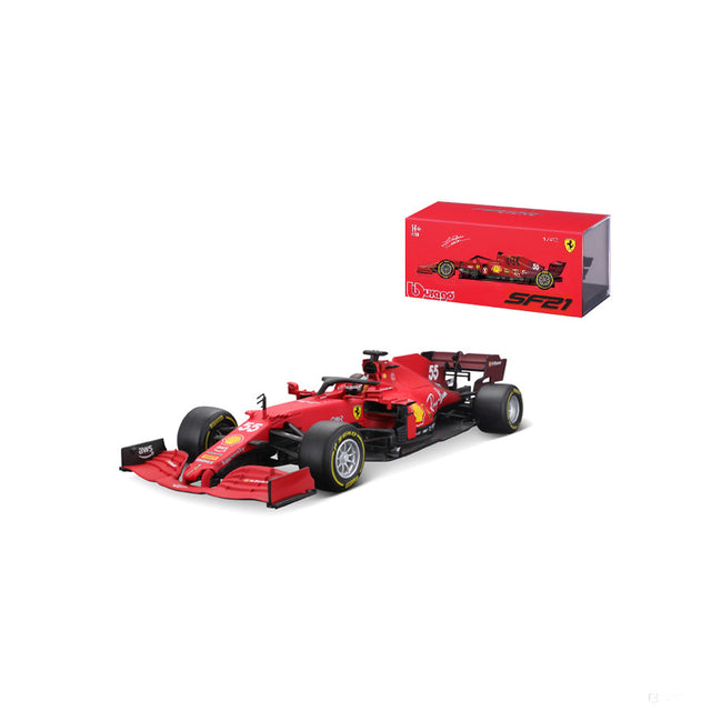 2021, Rot, 1:43, Ferrari SF21 Carlos Sainz Modellauto - FansBRANDS®