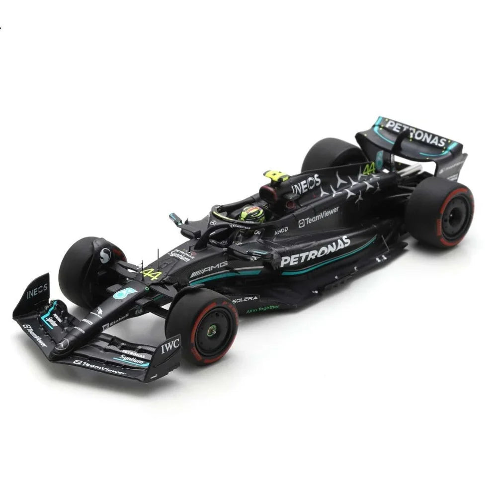 Mercedes model car, F1 W14 E, bburago, 1:43, Lewis Hamilton #44, 2023