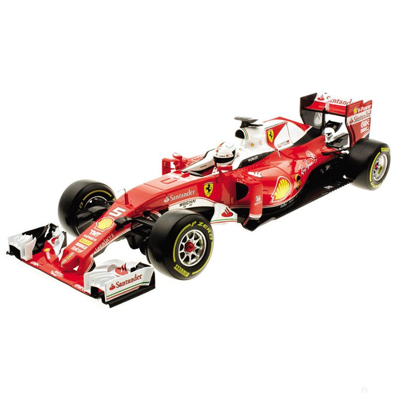 2018, Rot, 1:18, Ferrari SF16-H Vettel Modellauto - FansBRANDS®