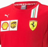 2021, Rot, Puma Ferrari Kinder Team T-Shirt